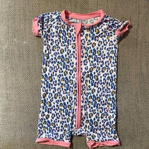 Little sleepies shorty romper